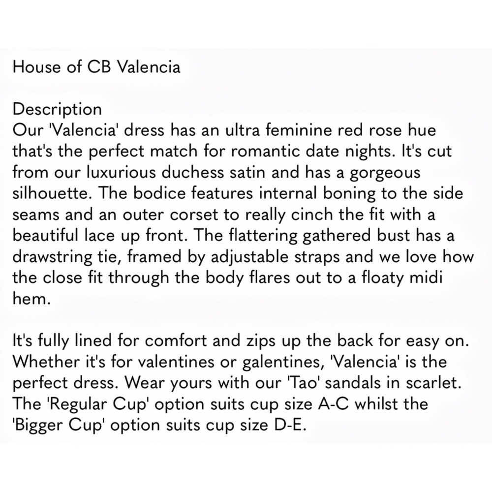 House of CB “Valencia” Red Corset Dress Set S+ Plus Top NWOT - Picture 3 of 16